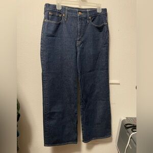 J.Crew Slim Wide Jeans Size 30 Dark Wash